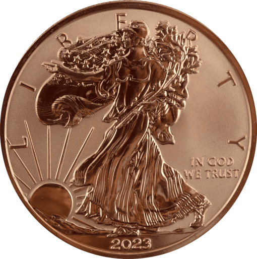 1 Unze Kupfer American Eagle 2023