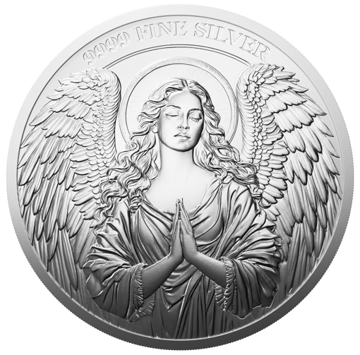 1 Unze Silber Schutzengel 2025 (Auflage: 5.000 | Polierte Platte)