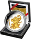1 Unze Silber Affe 2016 PP High Relief Motiv teilvergoldet (Auflage: 500 Münzen)
