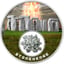 1 Unze Silber Aliens Stonehenge mit Preseli-Blaustein 2025 (Auflage: 1.000 | Polierte Platte)