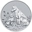 2 Unze Silber Australien Next Generation Piedfort Dingo 2022 (Auflage: 75.000)