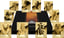 Gold Ägyptische Pharaonen Set